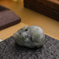 Cat Decor Obsidian Cat Crystal Figurines Crystals for Cat Lovers Men Women Lucky Cute Cat Statue Loss of Cat Sympathy Gift Cute Decoration